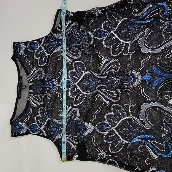 White House Black Market Embroidery Sheer Mesh Tops/Size XS - Picture 6 of 10